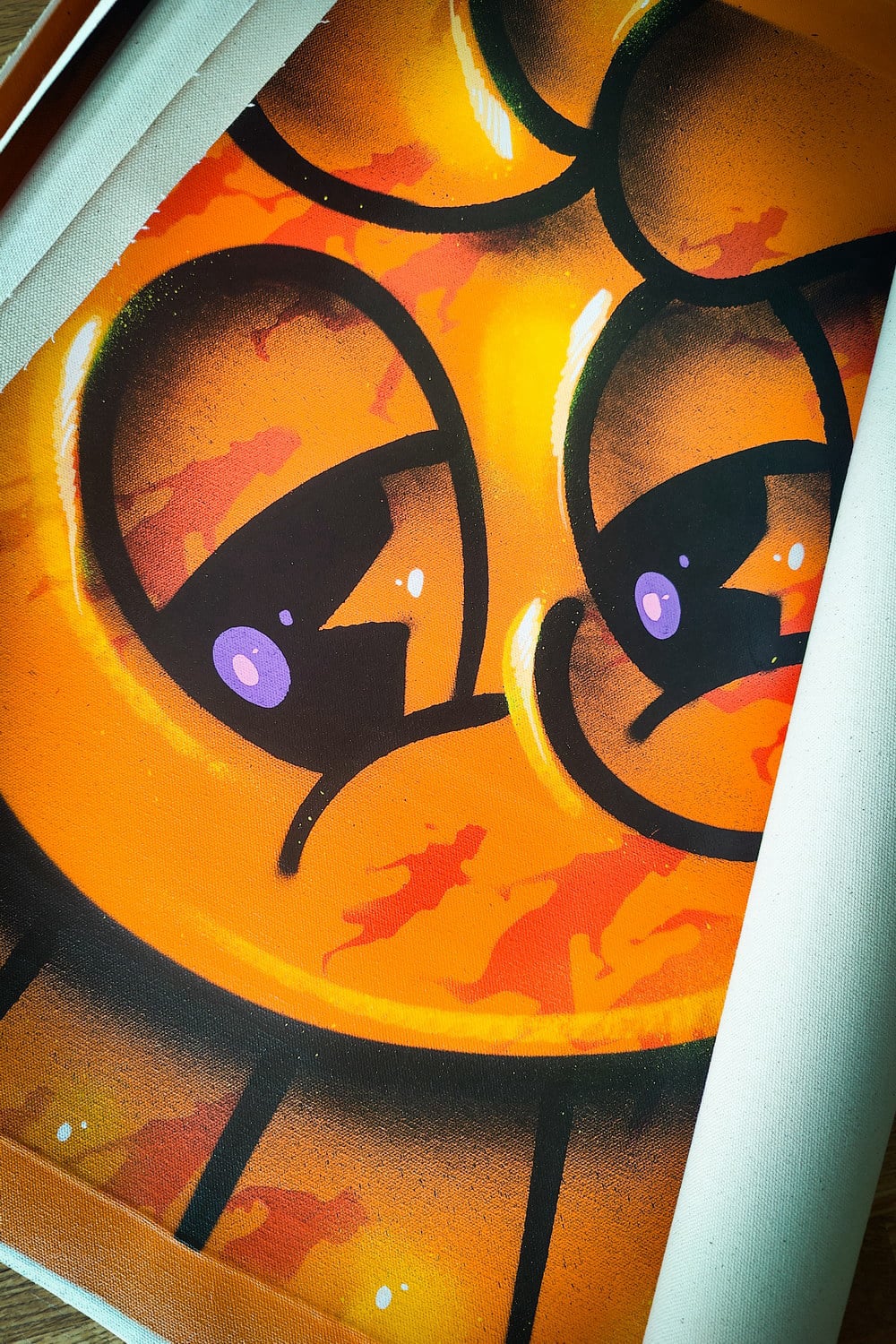 URBAN ART PIECE FROM MIAMI USA STREET ARTIST ATOMIK