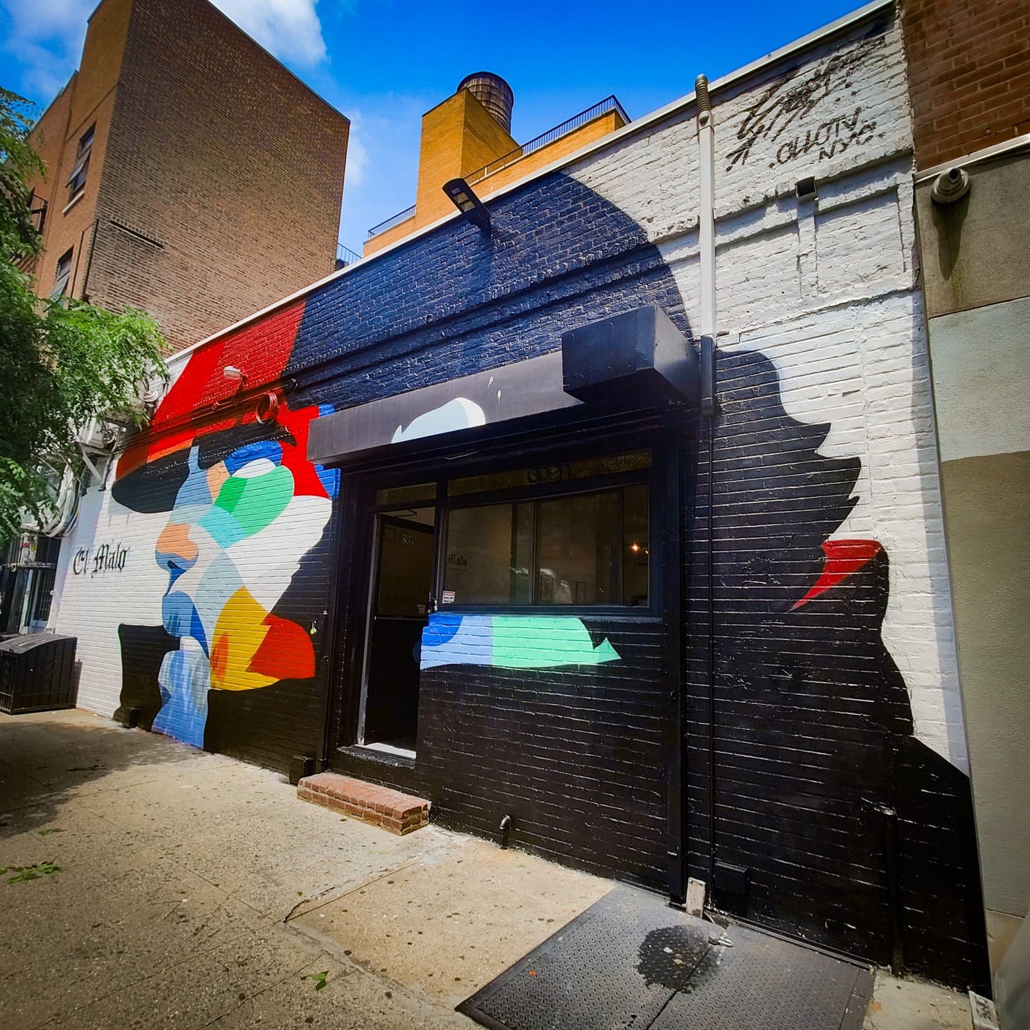 STREET ART MURAL BY SOZYONE FOR EL MALO SOLO URBAN ART SHOW NEW YORK CLLCTV.NYC GALLERY