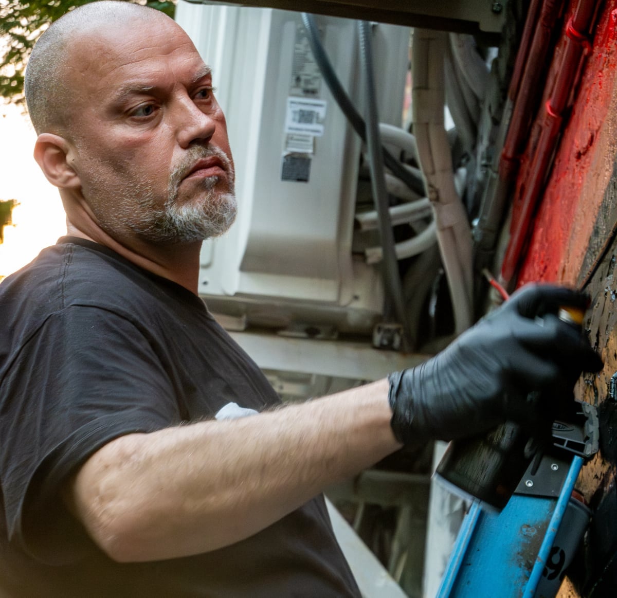 WORK IN PROGRESS STREET ART MURAL BY SOZYONE FOR EL MALO SOLO URBAN ART SHOW NEW YORK CLLCTV.NYC GALLERY