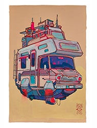 Danny Cortes Booth Urban Art Fair Paris 2025