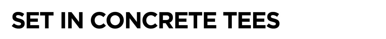 Set In Concrete Tees Logo