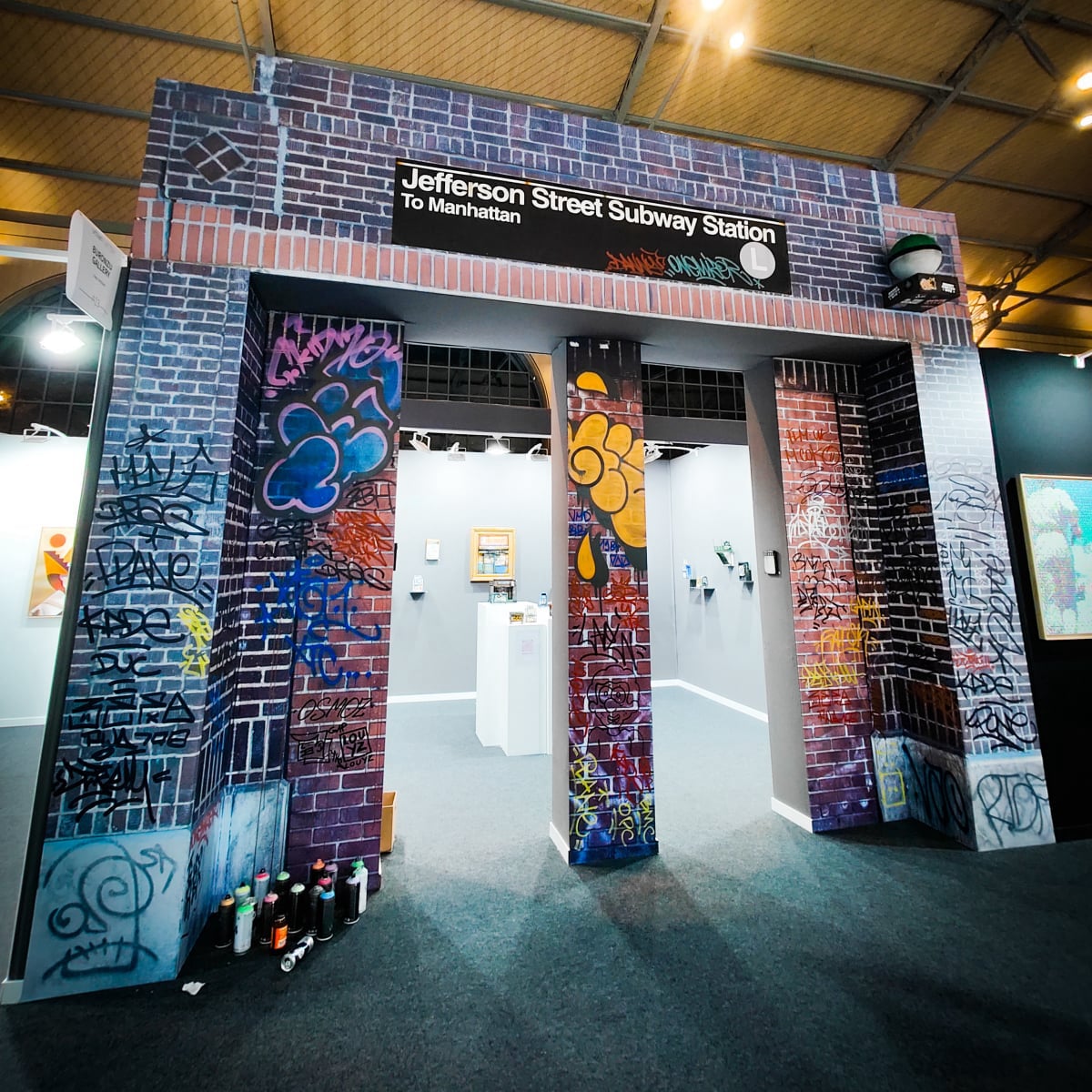 URBAN ART FAIR 2025 DANNY CORTES SOLO SHOW PARIS BOOTH