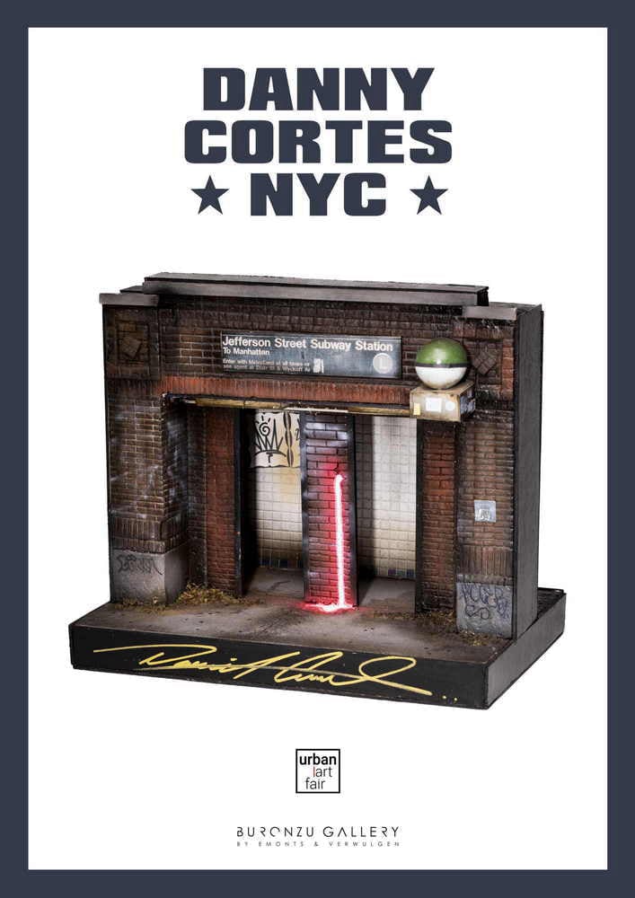 URBAN ART FAIR 2025 DANNY CORTES SOLO SHOW PARIS POSTER